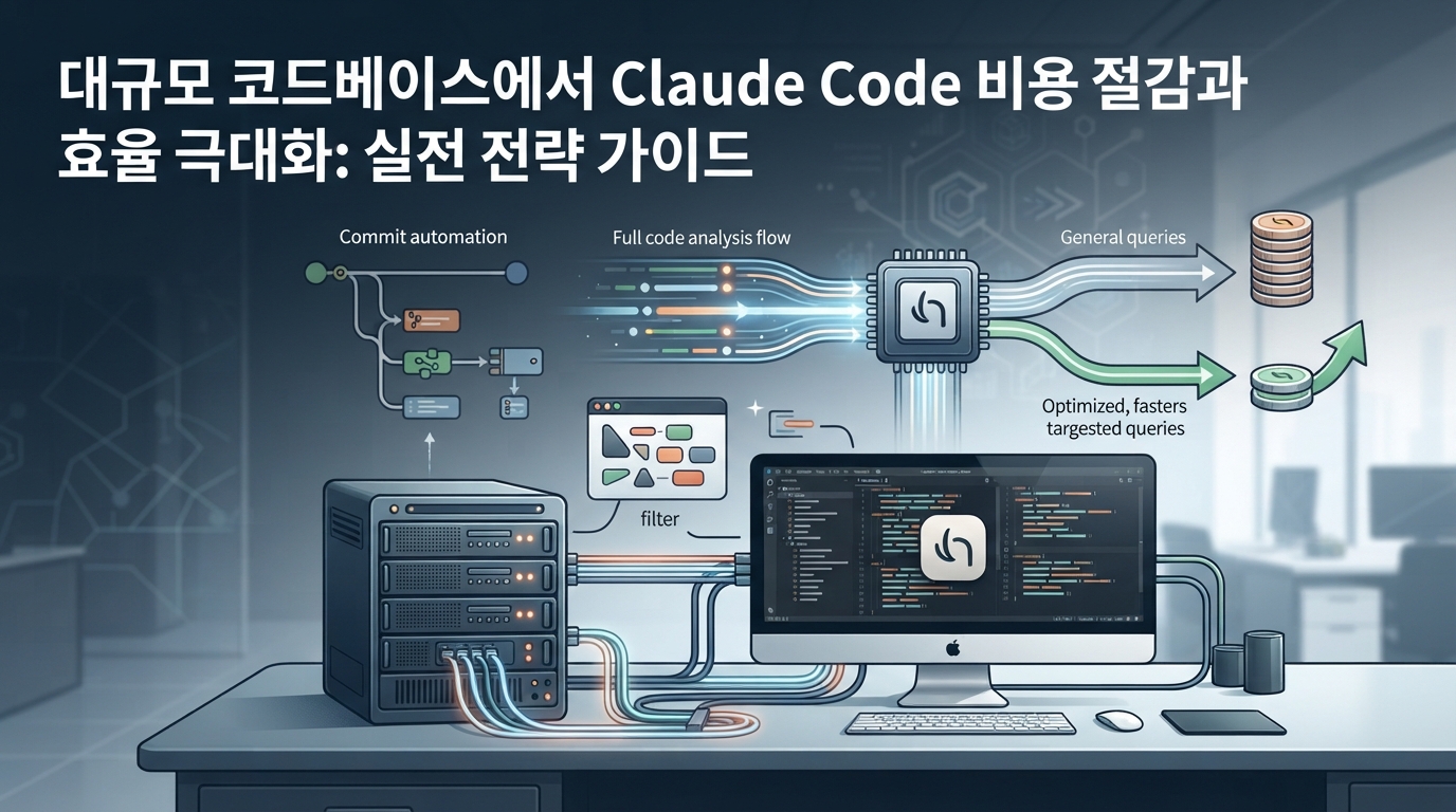 대규모 코드베이스에서 Claude Code 비용 절감과 효율 극대화: 실전 전략 가이드 본문 이미지 1